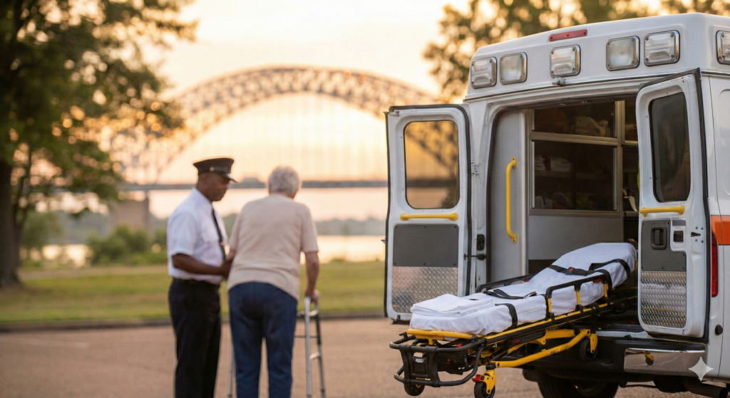 driver helping passenger